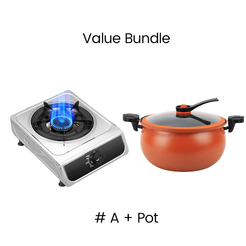 📢📢50 % DE RÉDUCTION!!⏰Plus de 30 000 exemplaires vendus💥Réchaud à gaz portable à brûleur unique