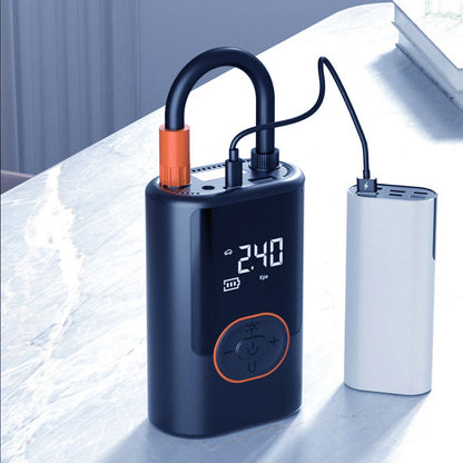 Gonfleur de Pneus de Voiture Portable Multifonction avec Lumière