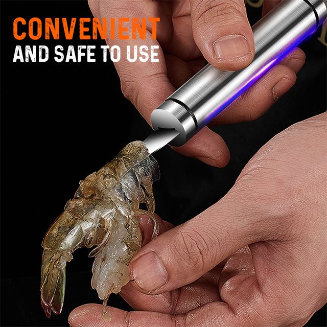 📢📢Achetez 2 obtenez 1 gratuit⏰Epluchage rapide de crevettes multifonctionnel
