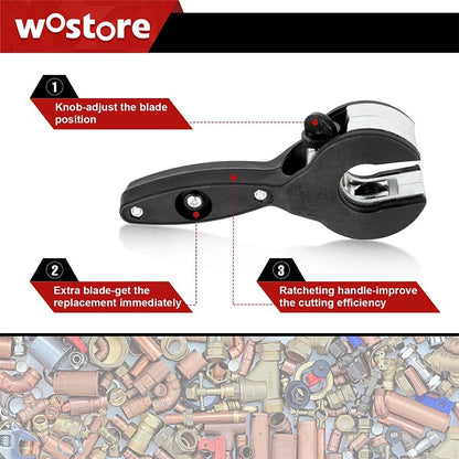 🔥35% de réduction🔥Set de coupe-tubes à cliquet 3 pièces