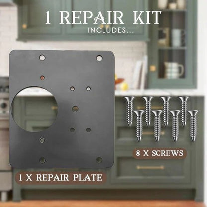 📢📢Achetez 2, obtenez-en 1 gratuit ! ⏰🔧 Kit de Réparation de Charnières – Acier Inoxydable, Universel & Design Élégant pour Meubles et Armoires ⚡