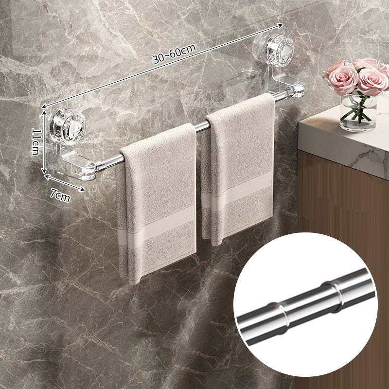 🛁✨Light Luxury No-Punch - Barre porte-serviettes rétractable à ventouse