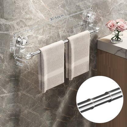 🛁✨Light Luxury No-Punch - Barre porte-serviettes rétractable à ventouse