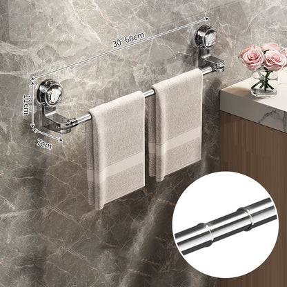 🛁✨Light Luxury No-Punch - Barre porte-serviettes rétractable à ventouse