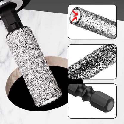 🔥 2-en-1 Hexagonal Shank Brazing Drilling Dry Specialized Hole Opener