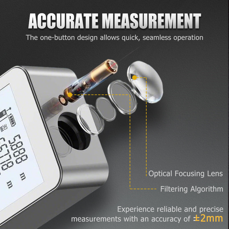 Télémètre Laser Multifonctionnel et Rechargeable