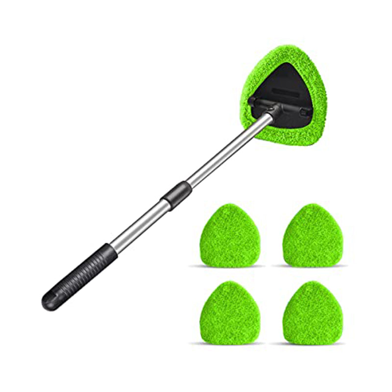 Kit d’Outil de Nettoyage pour Pare-Brise de Voiture – Extensible & Rotatif à 180°