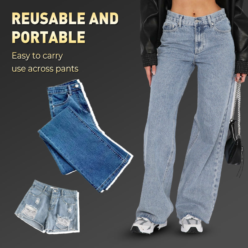 🔝 Bouton d'extension de taille à ressort métallique pour jeans 🔩👖