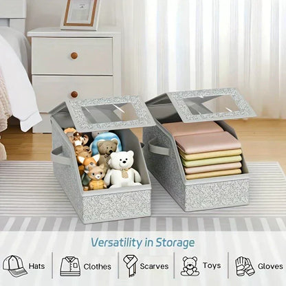 📢📢50% de réduction ! Boîtes de rangement empilables pour casquettes de baseball – Transparentes, modulaires & gain de place garanti ! ⚾📦