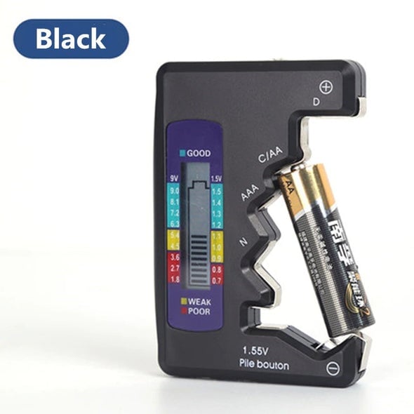 📢📢50% de réduction ! ✨ Testeur de Batteries Universel – Vérifie Piles AA, AAA, 9V, Bouton & Plus en 3 Secondes ! Compact, Précis, Sans Pile ! 🔋⏱️